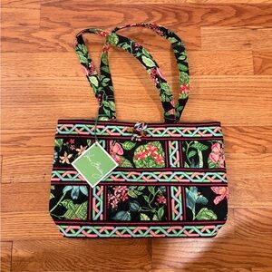 NWT Vera Bradley Small Tic Tac Tote Shoulder Bag "Botanica" pattern